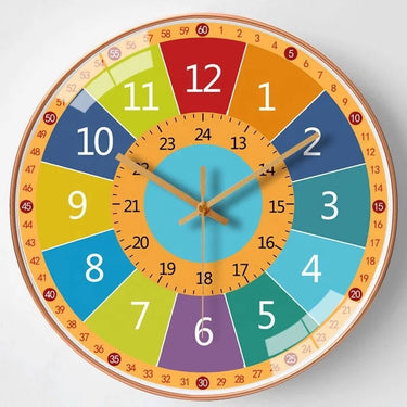 TimeMate Wandklok | Kindvriendelijk, 20 cm, voor kinderen 2+ – Maak Ochtenden Zelfstandig en Rustig 0